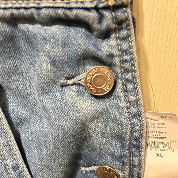 Gap Stylish Blue Denim Overalls NWT - Picture 4 of 6